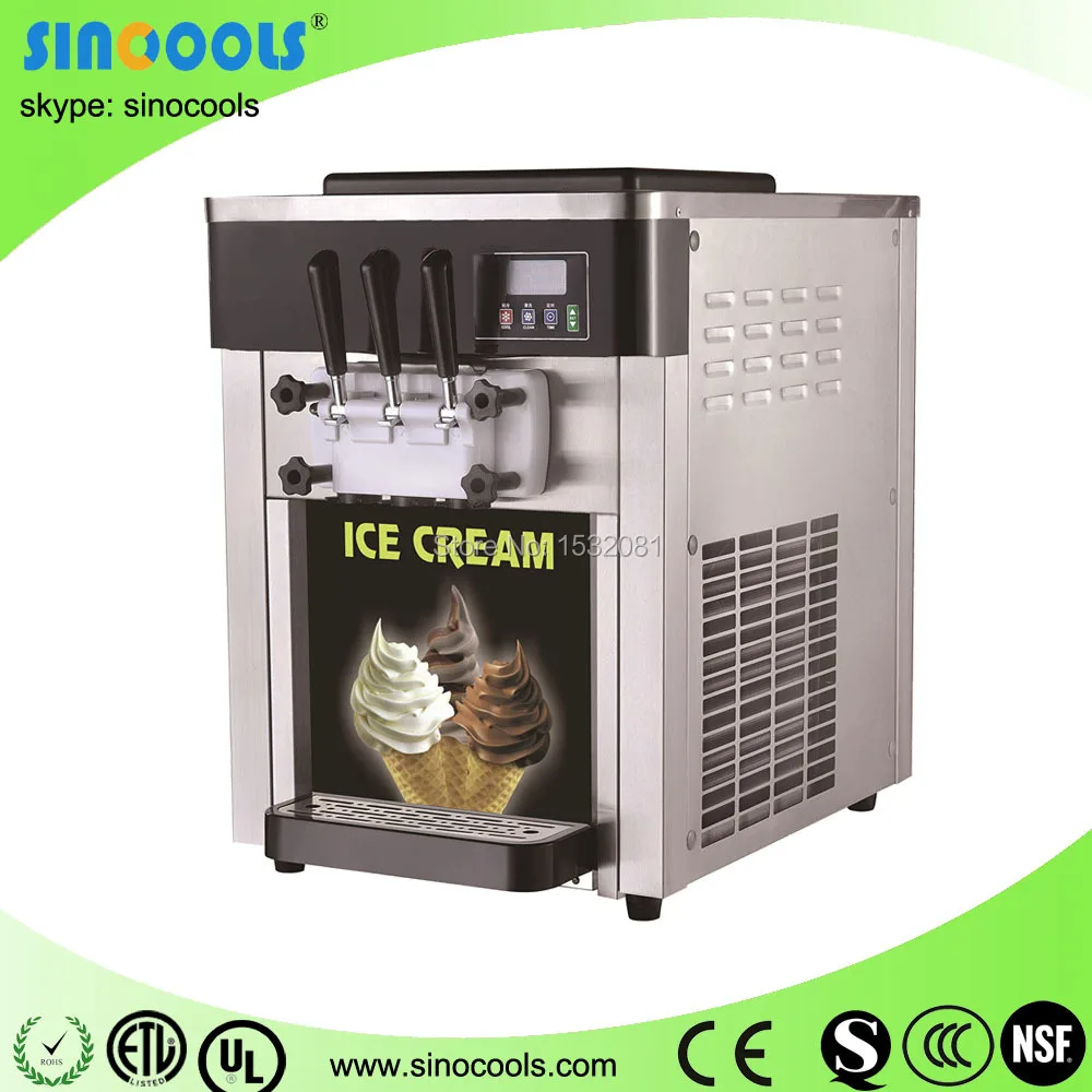High Quality Soft Ice Cream Machine Price BQL 818B cream Coffee Machines machine Scannermachine 