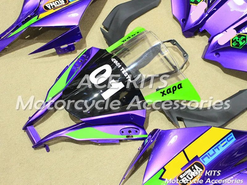 Мотоциклетный обтекатель abs для kawasaki Ninja ZX-10R 2011 2012 2013 впрыска bodywor любого цвета, подходят к любому у ACE № 131