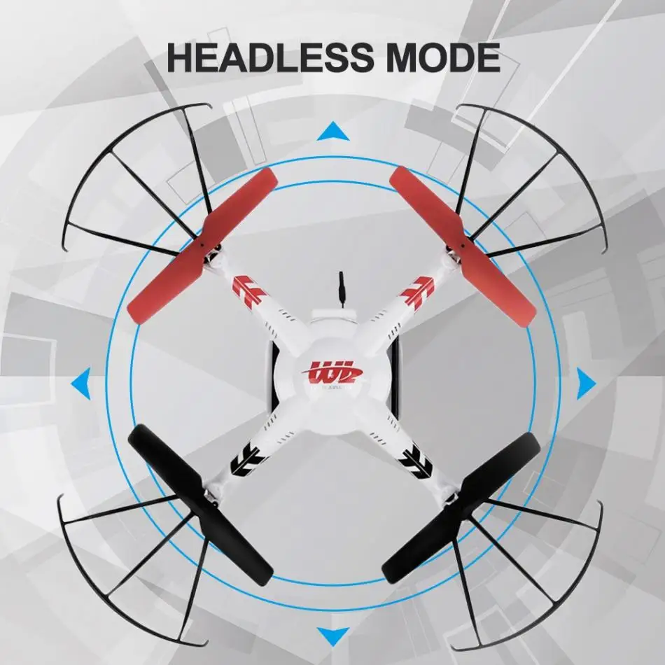WLtoys V686G Радиоуправляемый Дрон 2,4 г 4CH 6-ось гироскопа FPV 0.3MP Камера Headless режим дистанционного Управление Профессиональный Quadcopter игрушки США Plug