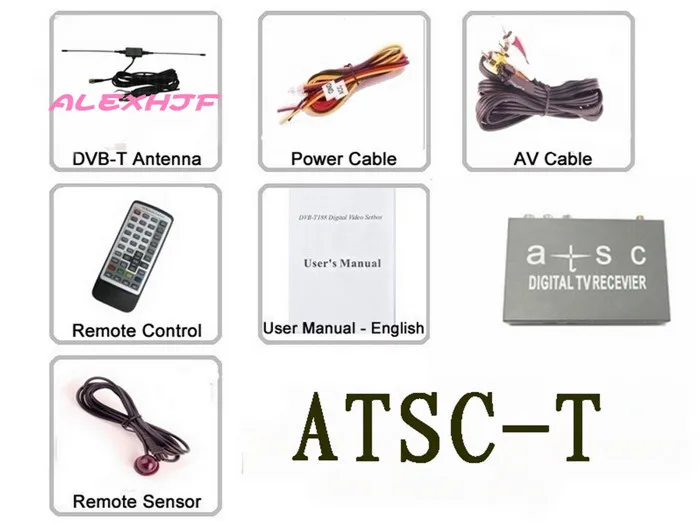 ATSC/NTSC цифровое мобильное телевидение приемник для США, Канады, Северную Америку и ЕС, MPEG-1,-2-4 лет, H.264 декодер, горения, TimeShift