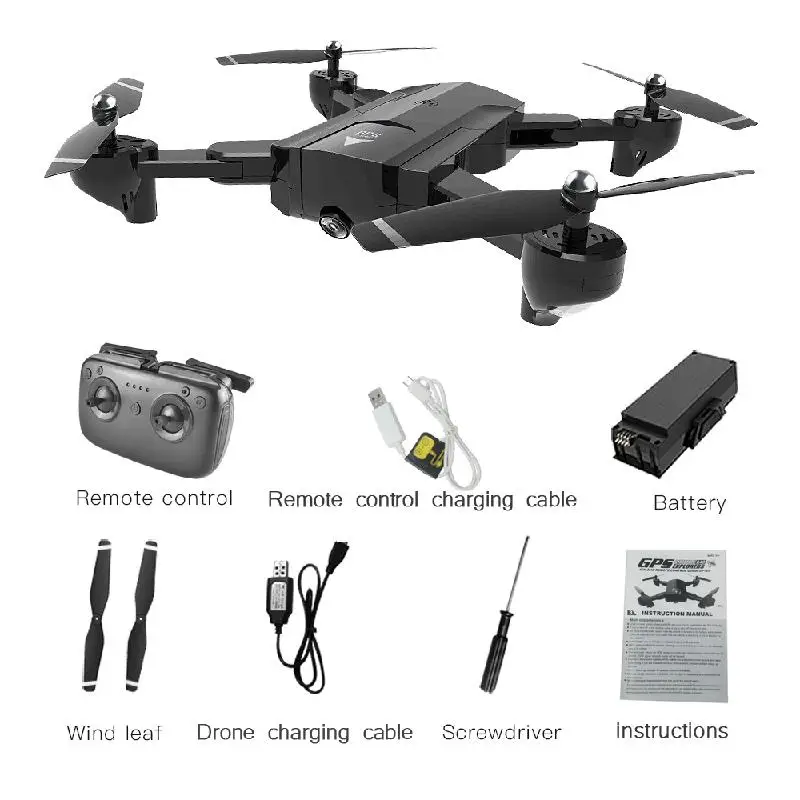 1080p-BK SG900-S SG900 Дрон с GPS с камерой HD 720P 1080P 4CH FPV Wifi RC дроны авто возврат Квадрокоптер вертолет - Цвет: 1080p-BK