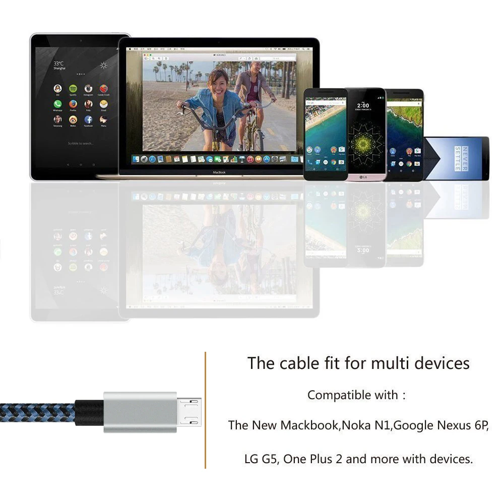 Micro USB Cable Fast Charger Cable,Suntaiho 10Pack Nylon Braid USB Cable Data Mobile Phone Cable for Samsung Xiaomi LG Phone Micro USB Cable Fast Charger Cable,Suntaiho 10Pack Nylon Braid USB Cable Data Mobile Phone Cable for Samsung Xiaomi LG Phone