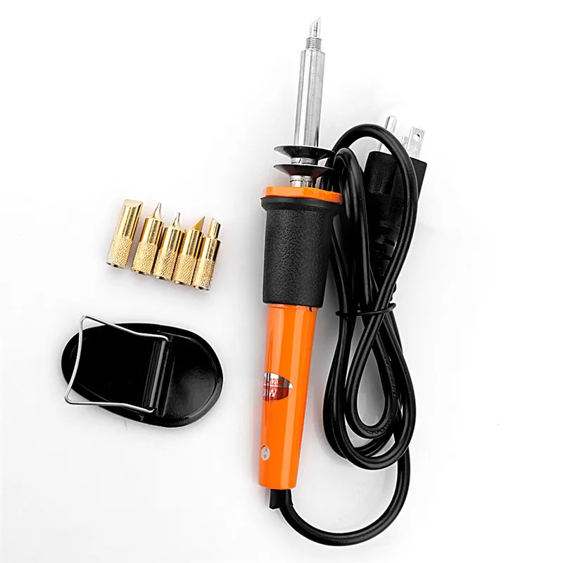 

EU/US30W 220V Thermal Imaging Tool 5 Iron Burner Iron Station Ironing Tool Set Carving Electric Iron Welding