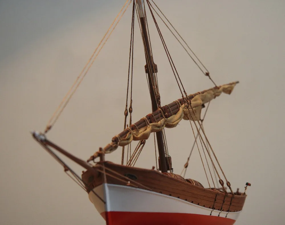 Масштаб 1/48 LEUDO модель корабля изысканный корабль лазерная резка древесины парусник детские образовательные игрушки