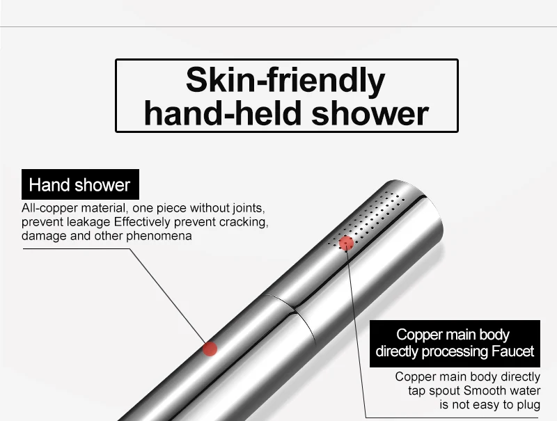 Switch with Hand Shower Nozzle Brass Pressure Rain & Pulse Spray Gun Round Detachable Washable Shower Head Without Drilling (7)