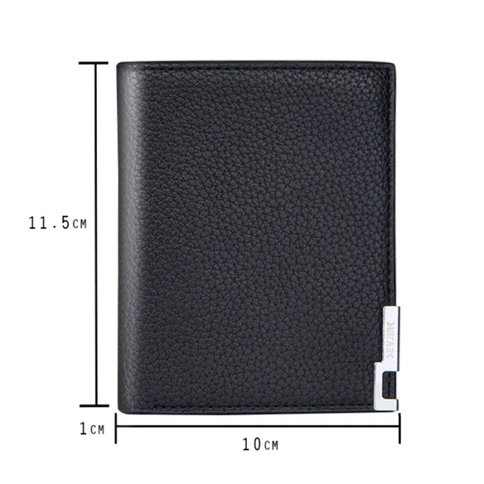 Мужской кошелек-сумочка, короткий дизайн, Ультратонкая искусственная кожа, мода для денег, монеты, ID Card Portefeuille Homme