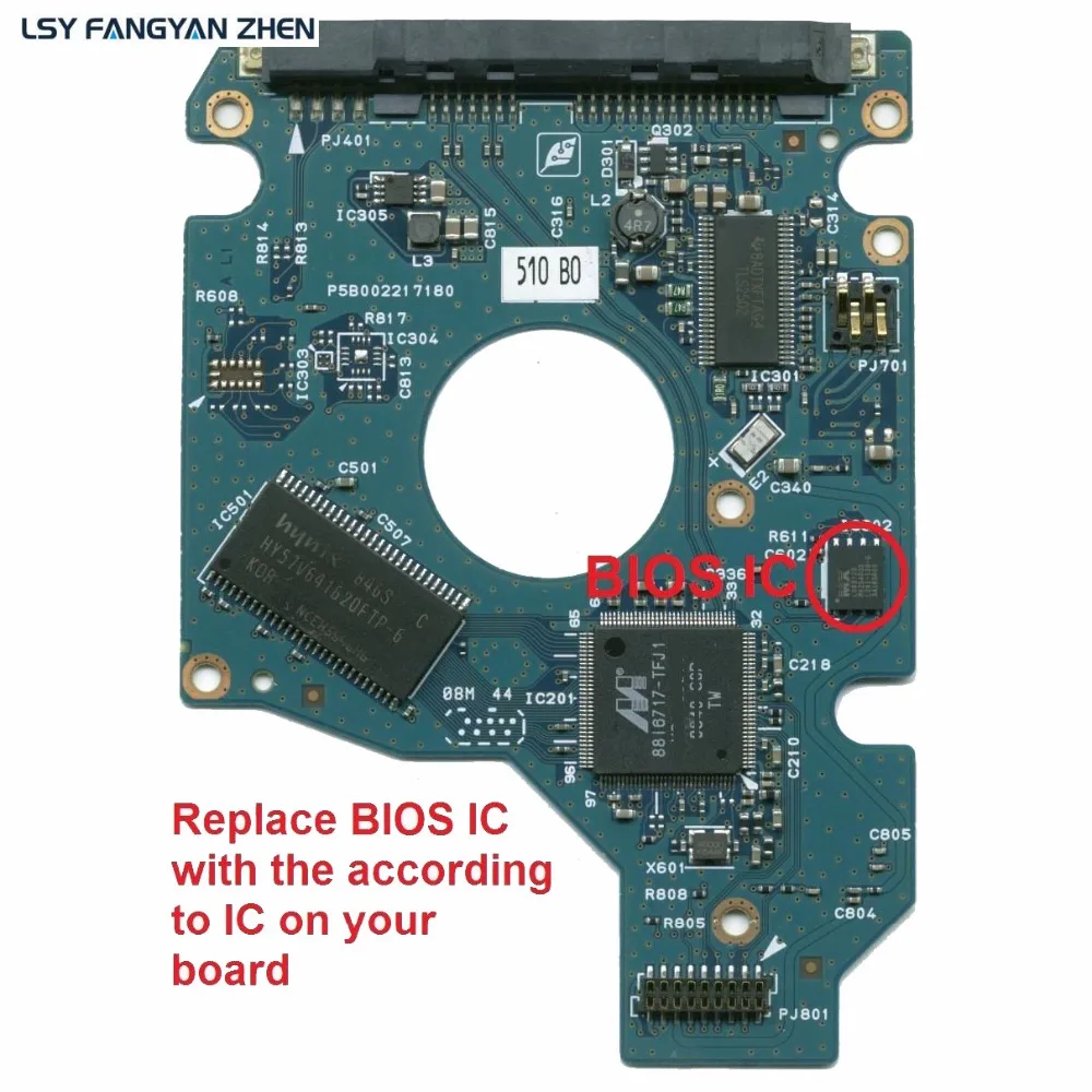 PCB G002217A для MK3252GSX HDD2H01 C WL01 МДК 339V-0 N HDD PCB/Логика совета |