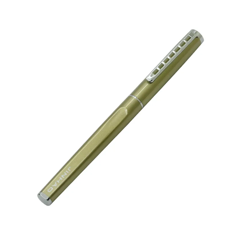 1 шт. Jinhao, Сверхтонкая 0,38 мм, ручка для авторучки, перьевая ручка, выдолбленный зажим, металлические чернильные ручки для письма, офисные принадлежности