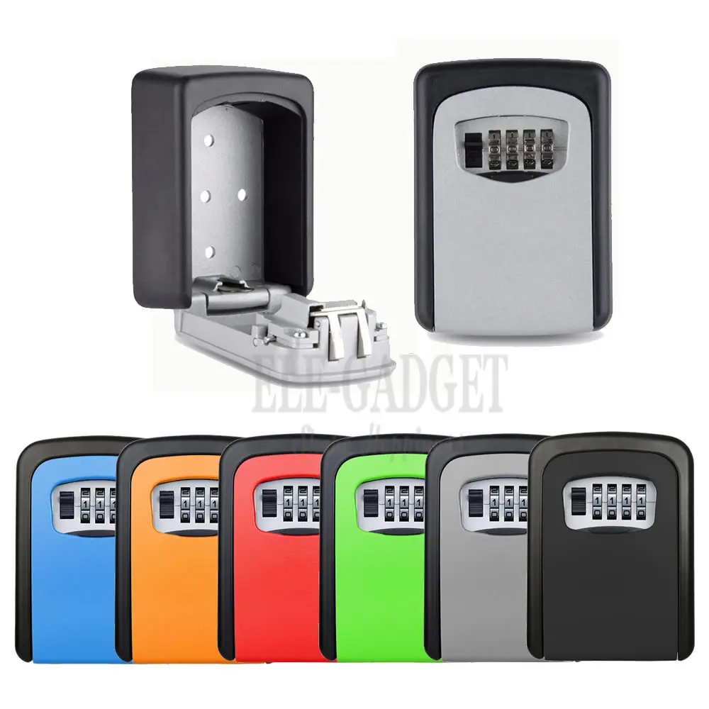 Новый Сейф для ключей органайзер коробки с 4 значным паролем запасные ключи
