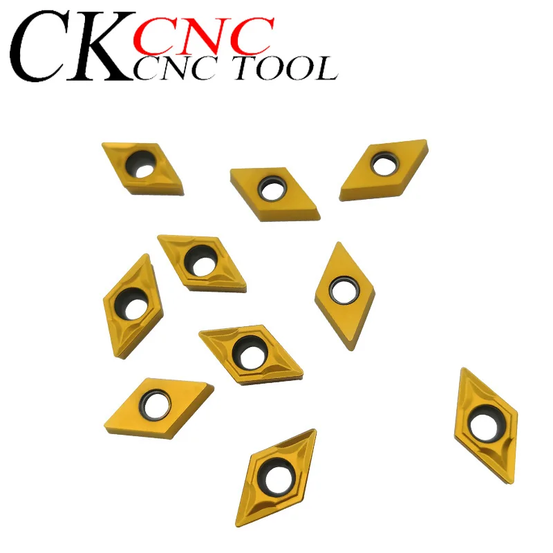 

10 pcs DCMT070204 UE6020 carbide inserts Internal Turning tool DCMT 070204 face endmills Lathe Tools Milling cutter CNC tool