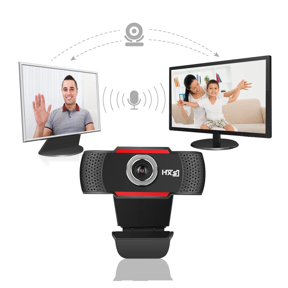 Hxsj HD 720 P USB веб камера вращающийся компьютер Камера видеосвязи и Запись с Шум