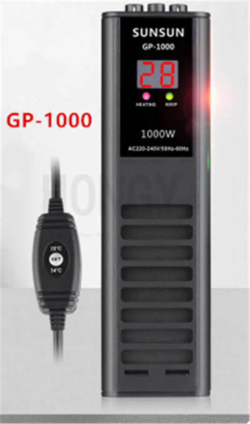 GP-1000 SUNSUN 1 шт. 220-240 В GP-50/100/300/500/800/1000 PTC обогреватель для аквариума автоматическая постоянная температура Взрывозащищенная грелка - Цвет: GP-1000