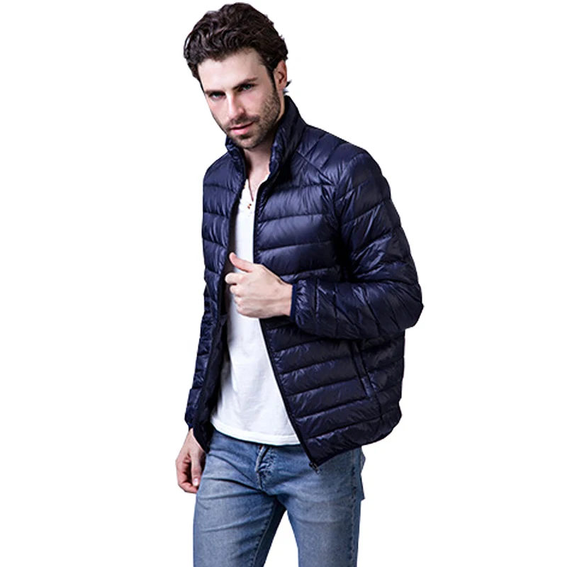

New Designer Down Jacket Men Ultralight Down Jackets Men's Down Jacket Casual Waterproof Coat Men White Duck Down Jacket