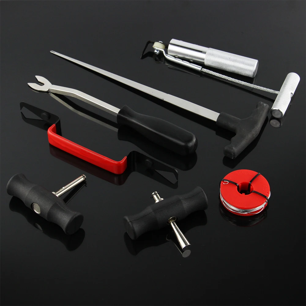 Цена за 7 шт. лобовое стекло Removal Tool Set лобовое стекло удаления комплект автомобиля фургона лобового стекла комплект Garage ручной инструмент Цена за 7 шт. лобовое стекло Removal Tool Set лобовое стекло удаления комплект автомобиля фургона лобового стекла комплект Garage ручной инструмент