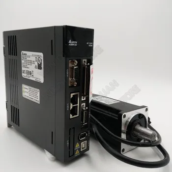 

Delta A2 400W AC Servo Motor with Brake & Drive & Cable Kits ASD-A2-0421-M ECMA-C10604SS Canopen 220V 1.27Nm 3000rpm NEMA24 60MM