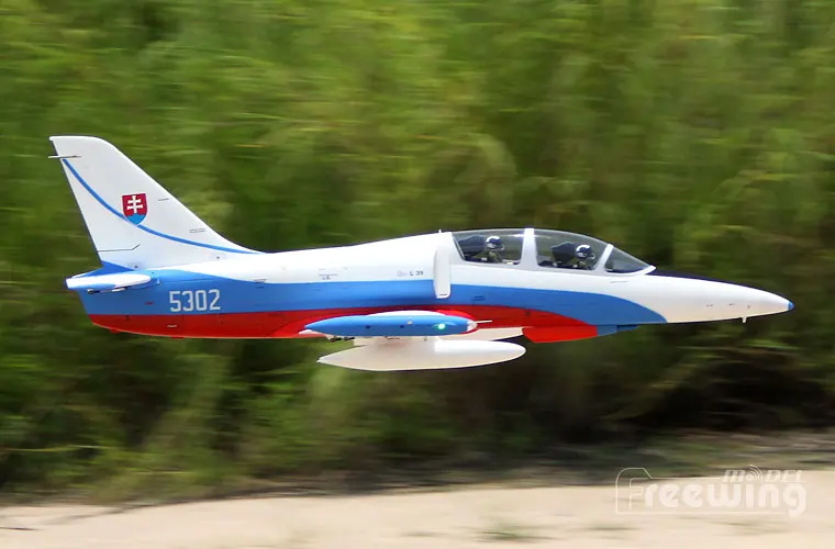 Freewing год самый EPO RC самолет L39 L-39 Albatros 80 мм EDF Jet PNP