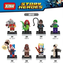 480 шт. предпродажа Marvel крутой злодей отряд самоубийц Харли Квинн плюща Женщина-кошка строительные блоки игрушки