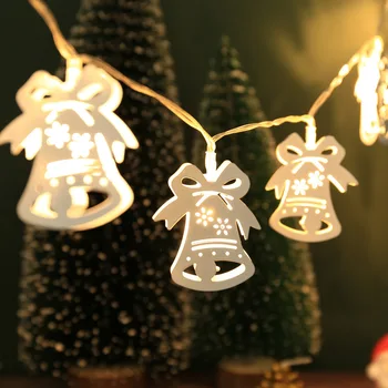 

1.1M 10Leds Christmas Decoration Lamp Led String Lights Bell Candle Fairy Holiday Party Home Garden Xmas Decor