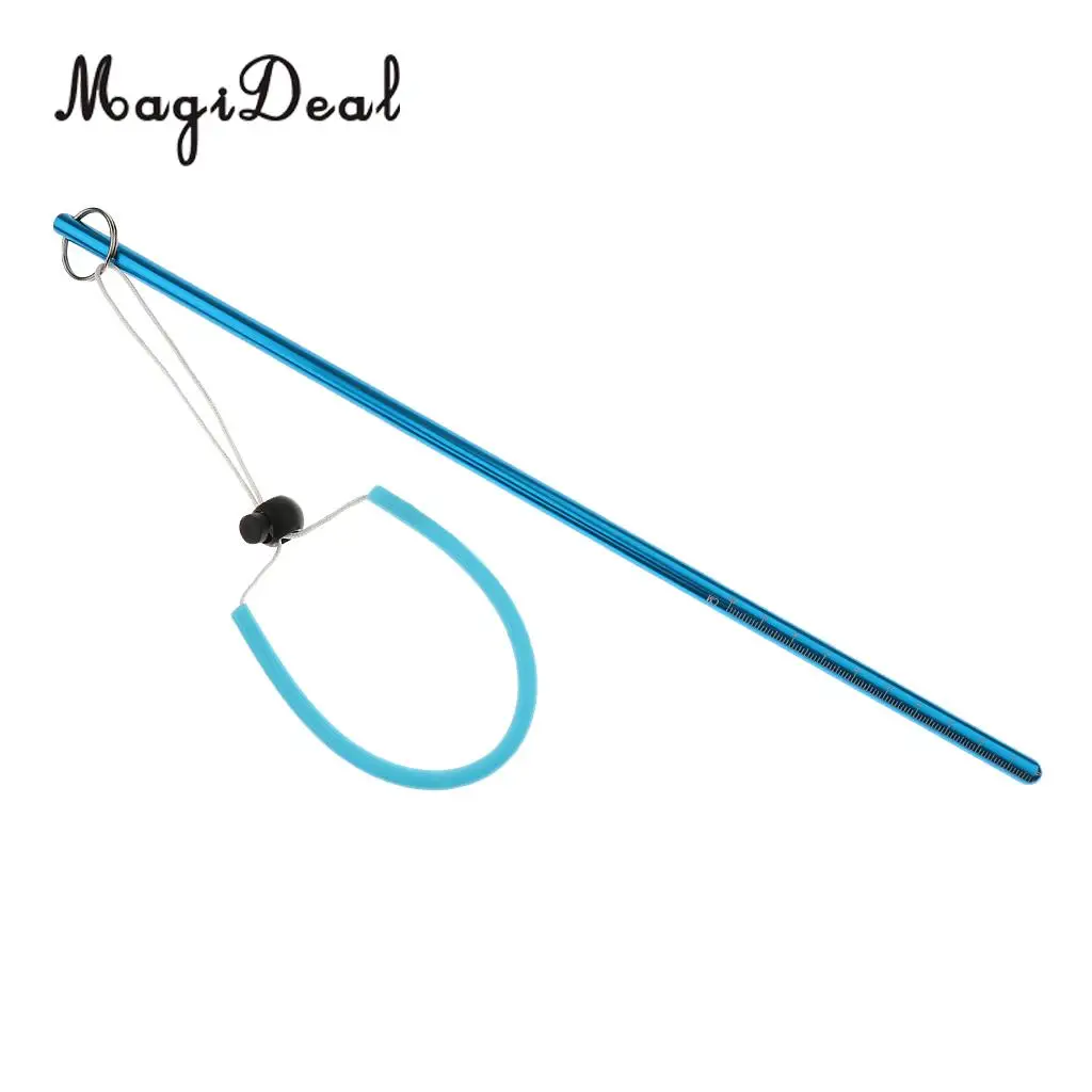 Premium Scuba Snorkeling Diving Camera Wrist Strap Band Hand Lanyard D Ring + Stick Pointer Rod Tank Banger Measurement & Strap