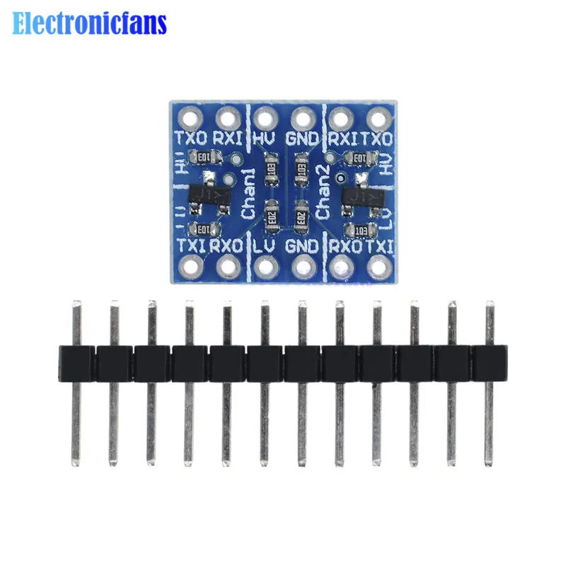 10 шт. 5В до 3 В двухканальный IIC I2C логический преобразователь уровня