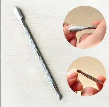 Online 1 Pcs Cuticle Pusher Nail Art Tools Spoon Remover 1 Pcs Cuticle Pusher Nail Art Tools Spoon Remover Manicure Pedicure Cleaning Under Or Dirt