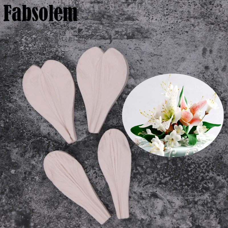 sugar Lilly flower veiner Simulation Flower petals lines choroidal