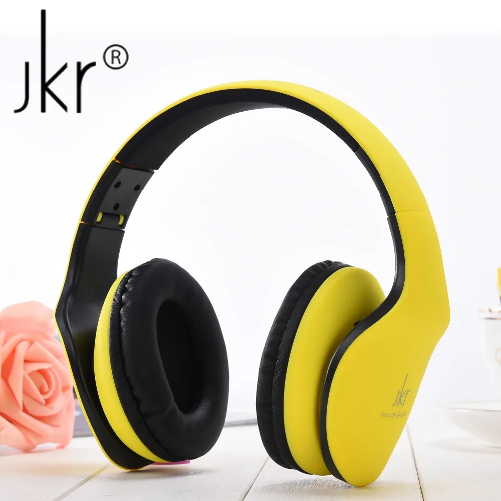 JKR 102 Stereo Headphones Noise Cancelling with Microphone Headset