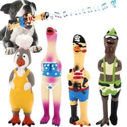 Pets Dog Toys Screaming Pirate Chicken Squeeze Sound Toy for Dogs Super Durable Funny Squeaky Rubber flying Chicken Dog Chew Toy Pets Dog Toys Screaming Pirate Chicken Squeeze Sound Toy for Dogs Super Durable Funny Squeaky Rubber flying Chicken Dog Chew Toy