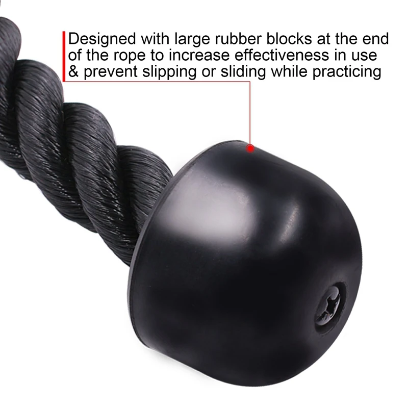 Оборудование для фитнеса нейлоновый шнурок бицепс шнурок Трицепс шнурок для упражнений Трицепс, бицепс, спина, плечо и Abdom