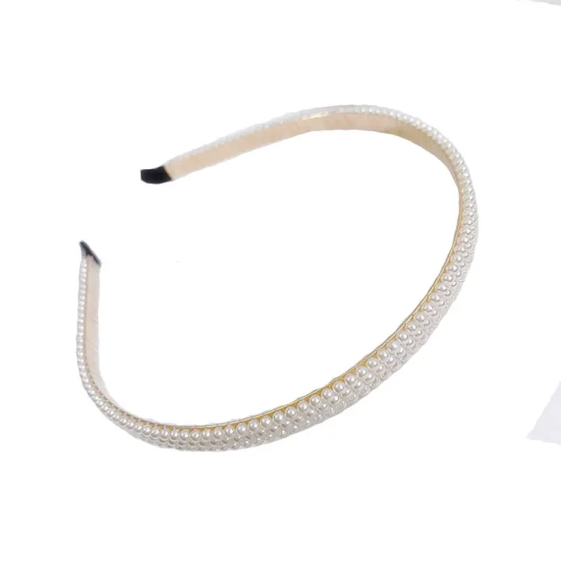 1PC Unique Hair Accessories Pearl Headband for Women Elegant Headband Wild Personality Fashion Pearl Girls Hair Headwear