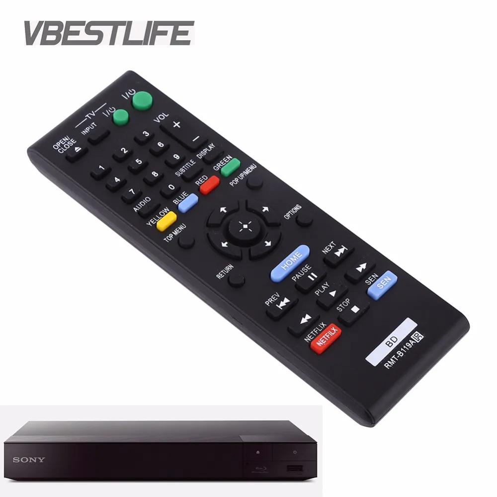VBESTLIFE RMT B119A Remote Control Replacement Controller For Sony Blu