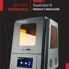 WANHAO D8 DLP 8,9 дюйма ЖК-дисплей лучшие 3D принтер стоматологические украшения 405nm УФ смолы max 30 мм/час Wi-Fi и флэш-диск