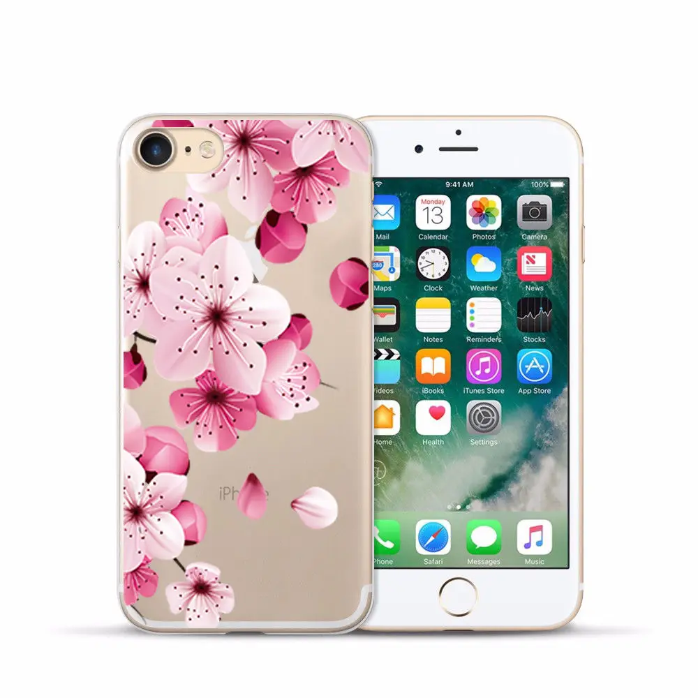 Arvin Case FOR Iphone 7 Soft Clear Protective TPU Back Cover FOR 5 5S 6 sPlus X XS Max XR Painting Silicon Cover FOR Iphone 6s (19)