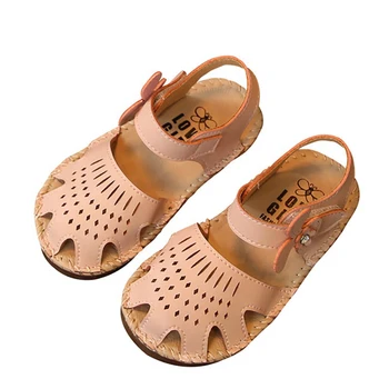

Baby Girl Shoes First Walkers Leather Hollow Design Toddler Soft Soled Anti-Slip Footwear