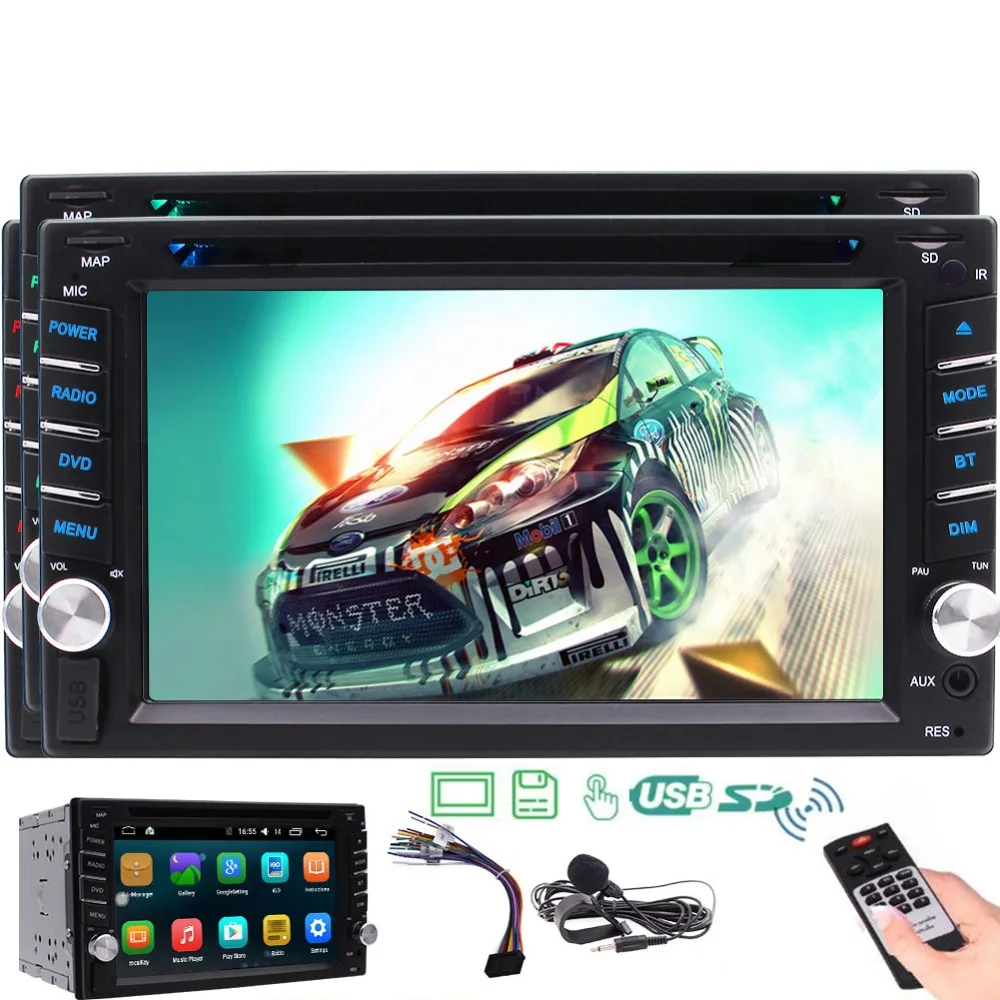 

Head unit Radio Receiver Support Bluetooth WiFi OBD2 Eincar Android Car Stereo Radio Double 2 Din In Dash Head Unit with Quad
