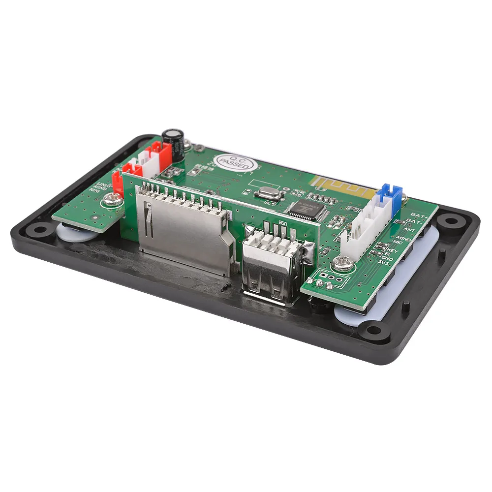 Argento WAV DC12V Bluetooth Audio Decodificatore Board Modulo Audio USB SD TF FM Radio Decodificatore WMA MP3 Senza Perdita