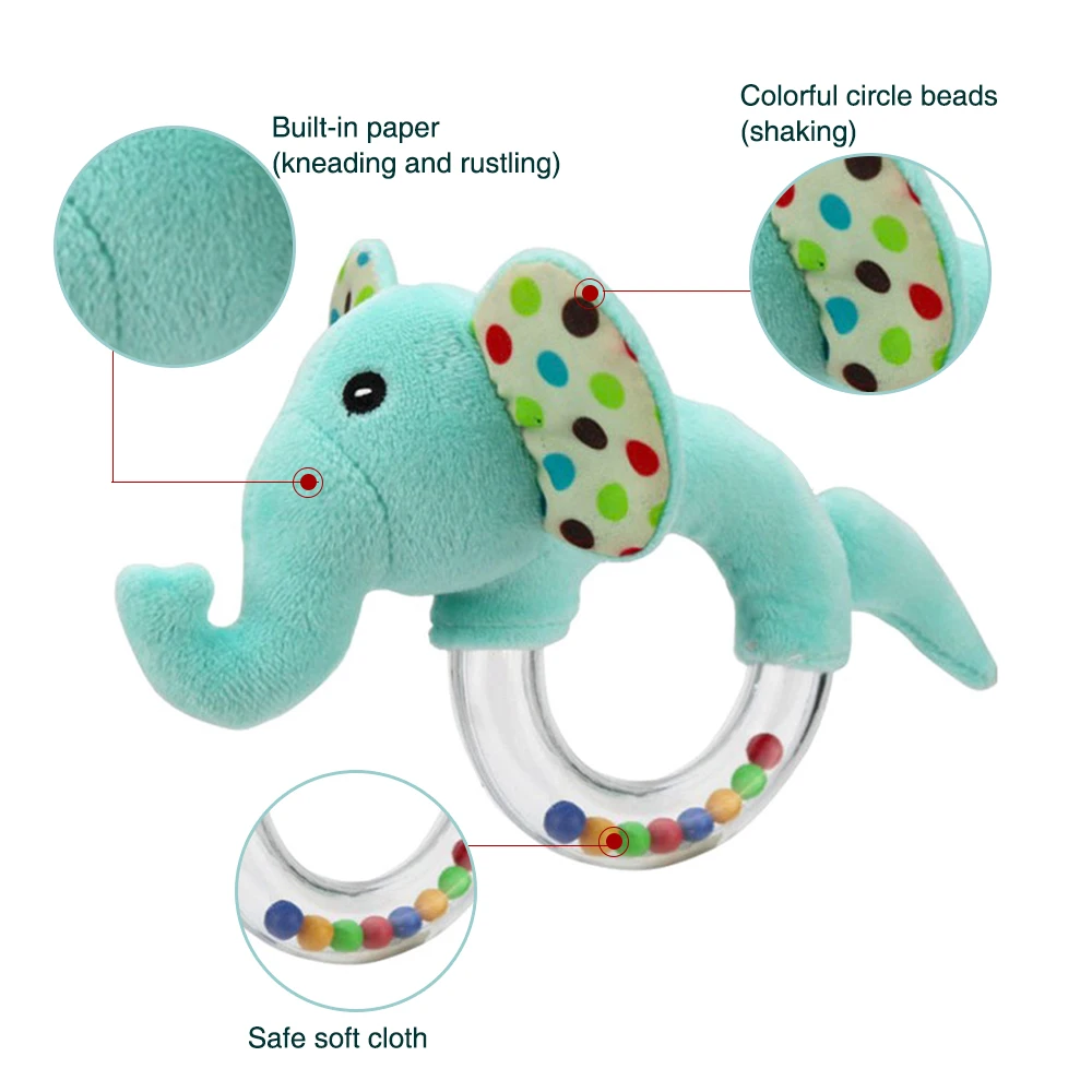 Harga Fulljion Bayi Mainan Kerincingan Ponsel Kartun Hewan Stroller Mainan Bayi Musik Mobile Montessori Bed Bell Mainan Bayi 0 12 Bulan bibi