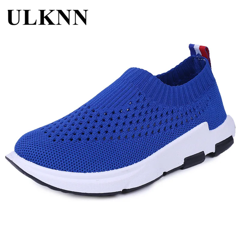 Girls Sneakers Sport-Shoes ULKNN Boys Kids School Breathable Children New Mesh Knit Outdoors