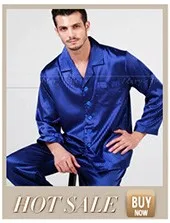 men's cotton lounge pants Mens  Silk Satin Pajamas Sleepwear  Robe  Robes Bathrobe Nightgown  S~3XL mens cotton pajama pants