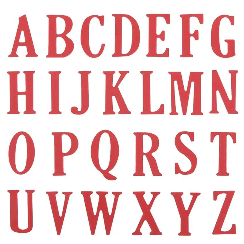 Dies Stencil 5cm Large Big Alphabet Letters Cutting Dies Stencils Metal