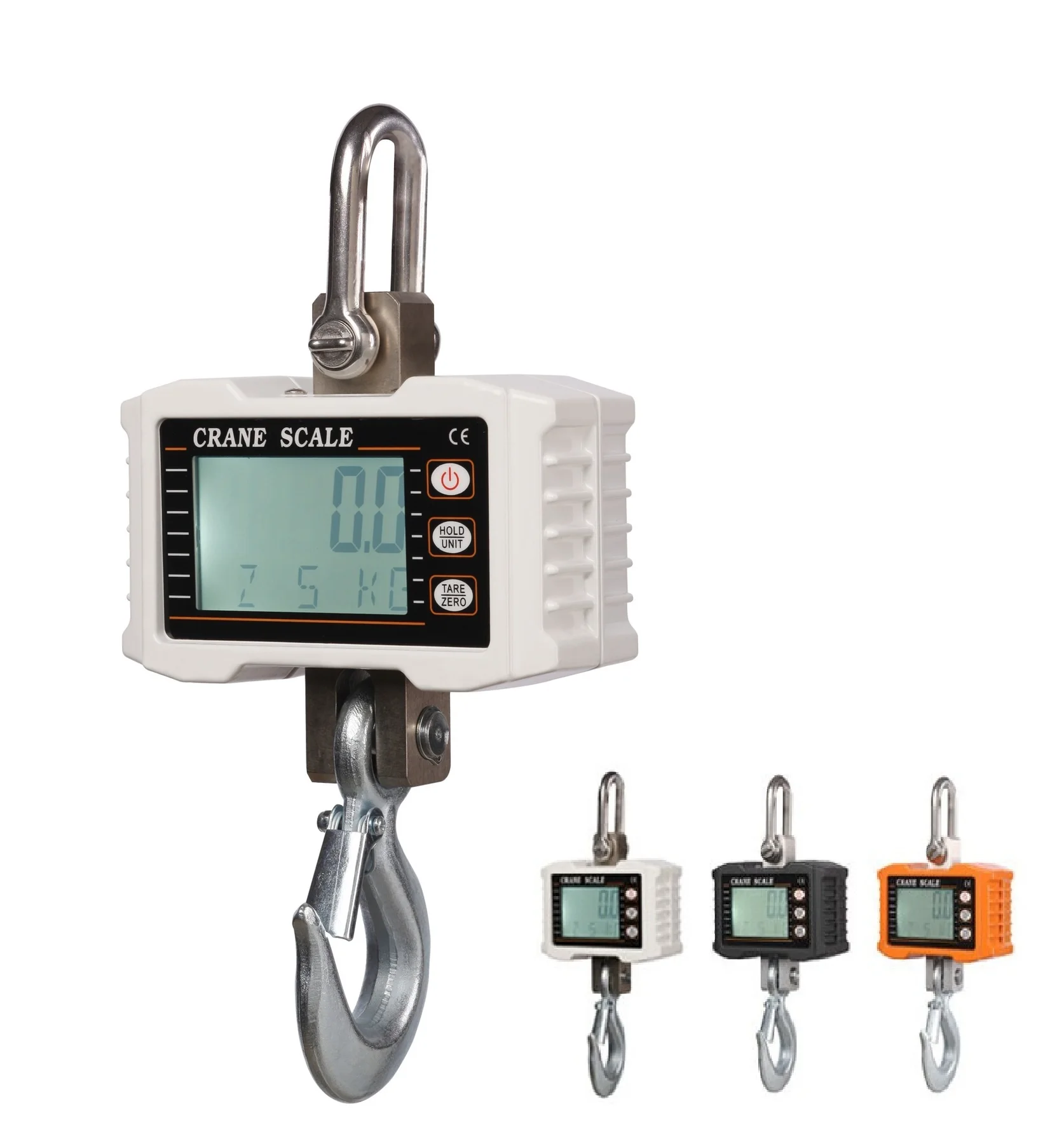 1000kg 1T Digital Crane Hanging Scale Heavy Duty Industrial LCD Display Hook | Инструменты