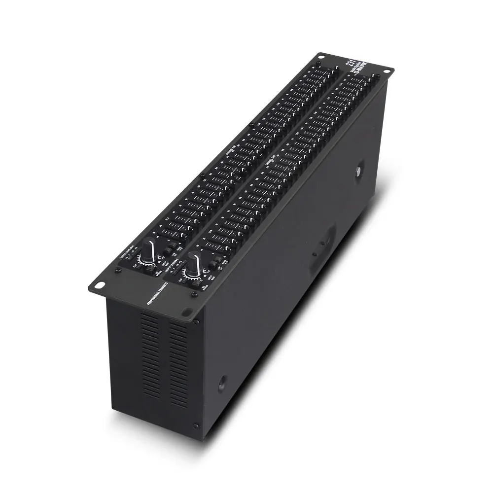 G-MARK EQ 231 Professional эквалайзер этап аналоговый двухканальный 31 полосный стерео 231 эквалайзер аудио сигнала процессор