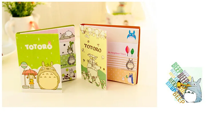 Kawaii корейский мультяшный Baymax Doraemon Totoro N times Sticky Memo Note Book Message Tab блокнот стикеры блокнот блокноты канцелярские принадлежности