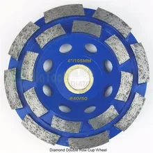 Best Offers 4"/100mm Diamond double row Grinding Cup Wheel for granite and hard material, bore 22.23mm with 16mm washer Best Offers 4"/100mm Diamond double row Grinding Cup Wheel for granite and hard material, bore 22.23mm with 16mm washer