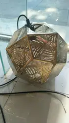 40 см DIY цвет золотистый подвесной светильник