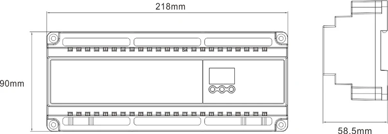 DMX512 декодер DC12V-24V 5А* 24CH Max 120A 2880 Вт выход RGB/RGBW декодер полосы RJ45 подключить светодиодный экран 24 канала DMX декодер