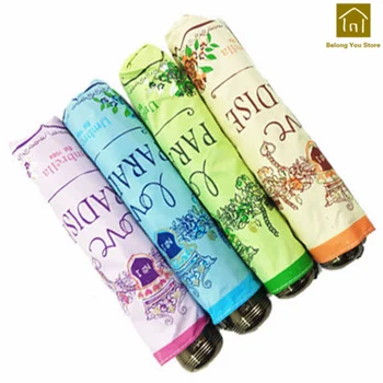 

Colorful Rain Parasols Umbrella For Sun Protection Guarda Chuva Female Ghibli Garden Mini Beach Lacy Umbrella Children JWKW175