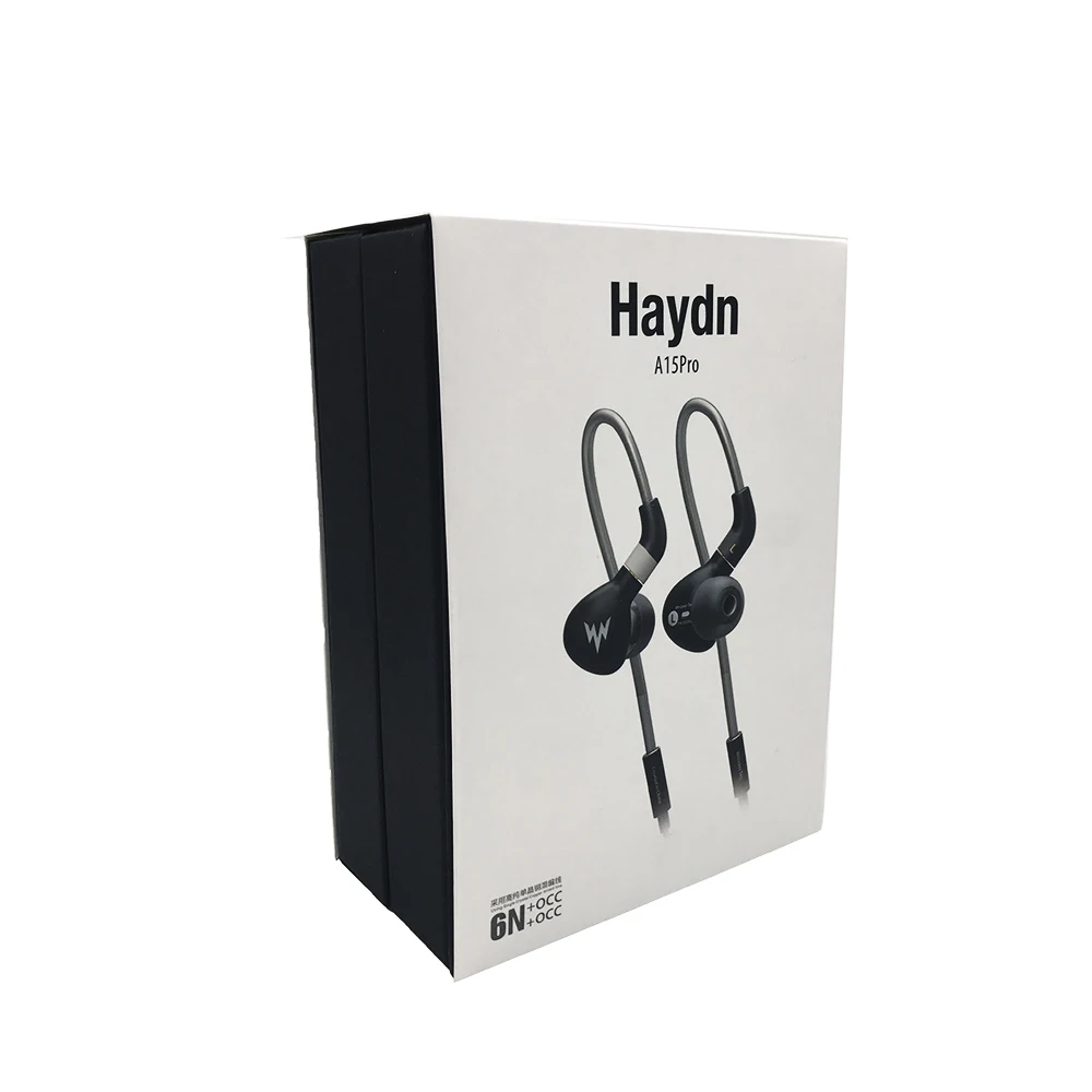 Whizzer Haydn A15 PRO из нержавеющей стали Динамический драйвер IEM наушники с MMCX съемный 6N