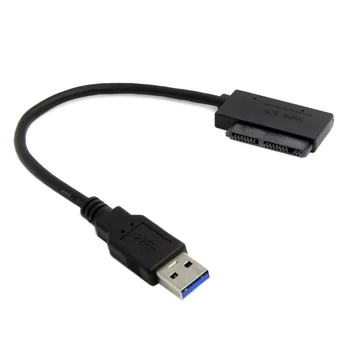 CY 10cm USB 3.0 to Micro SATA 7+9 16 Pin 1.8" 90 Degree Angled Hard Disk Driver SSD Adapter Cable
CY 10cm USB 3.0 to Micro SATA 7+9 16 Pin 1.8" 90 Degree Angled Hard Disk Driver SSD Adapter Cable