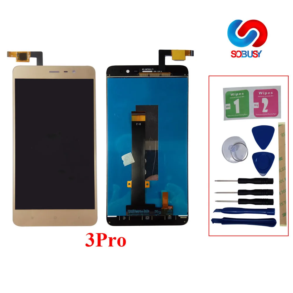 Tela для Xiaomi Redmi Note 3 Pro ЖК-дисплей 150 мм рамка сенсорный экран панель дигитайзер Ekran